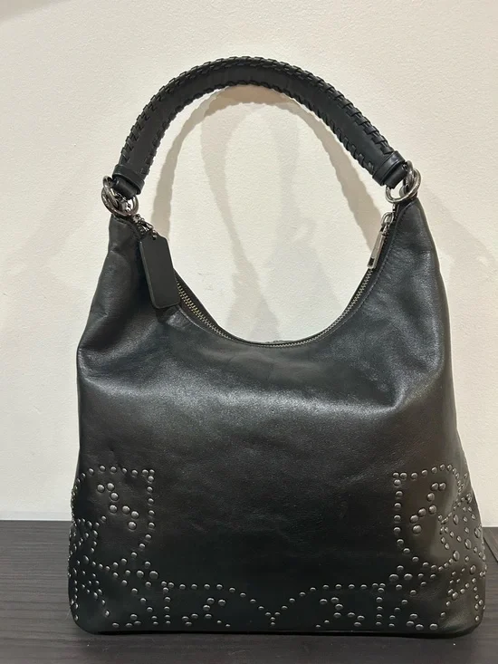 Coach Celeste Convertible Studded
Hobo bag in black leather EUC - Picture 11 of 13